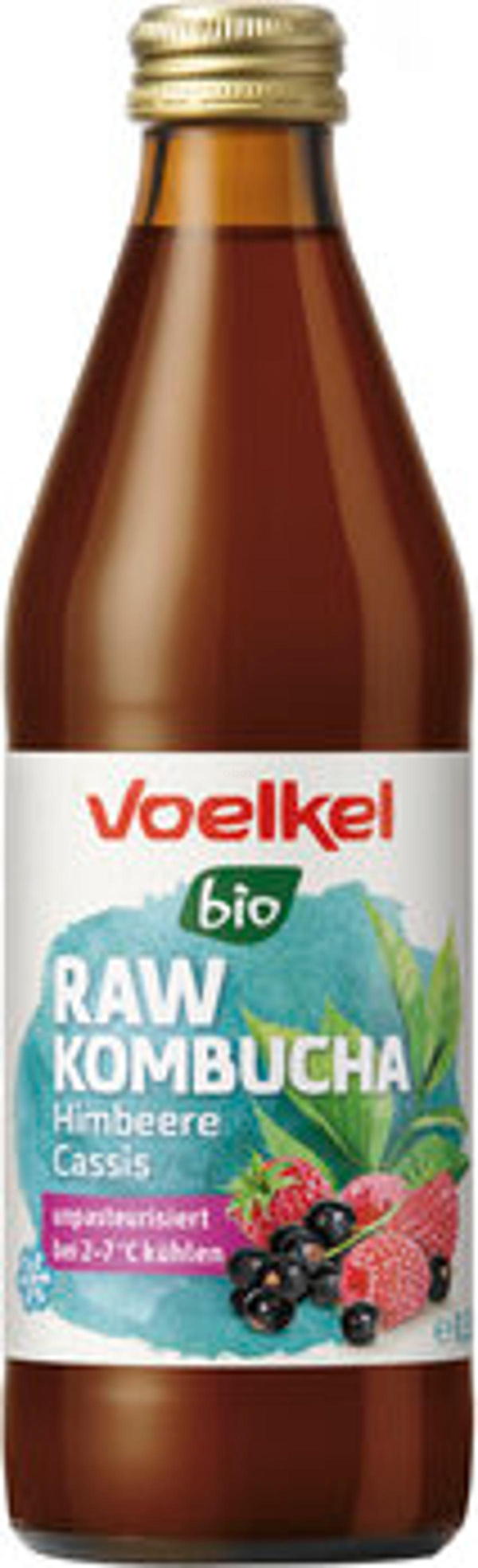 Produktfoto zu RAW Kombucha Himbeere Cassis, 10x0,33 l