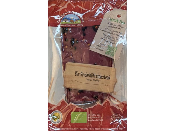 Produktfoto zu Rinderhüftsteak Pfeffer, 0,2 kg