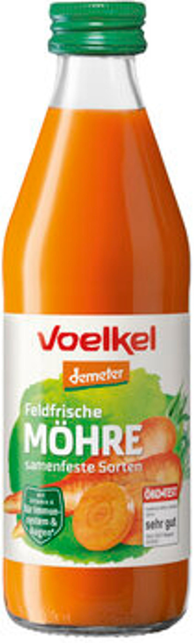 Produktfoto zu Möhrensaft feldfrisch, 0,33 l