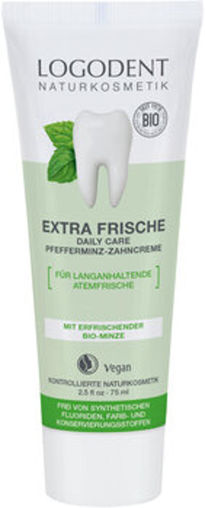 Produktfoto zu Zahncreme mit Bio-Minze, 75 ml