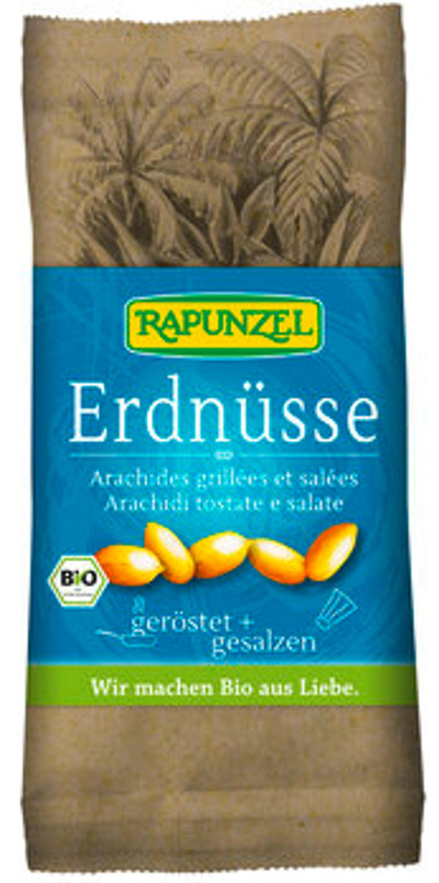 Produktfoto zu Erdnüsse geröstet und gesalzen, 75 g