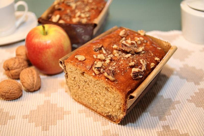 Produktfoto zu Sandkuchen Walnuss-Apfel - SteinofenBäcker