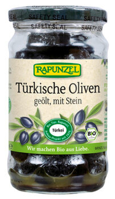 Produktfoto zu Türkische Oliven geölt, mit Stein, 185 g