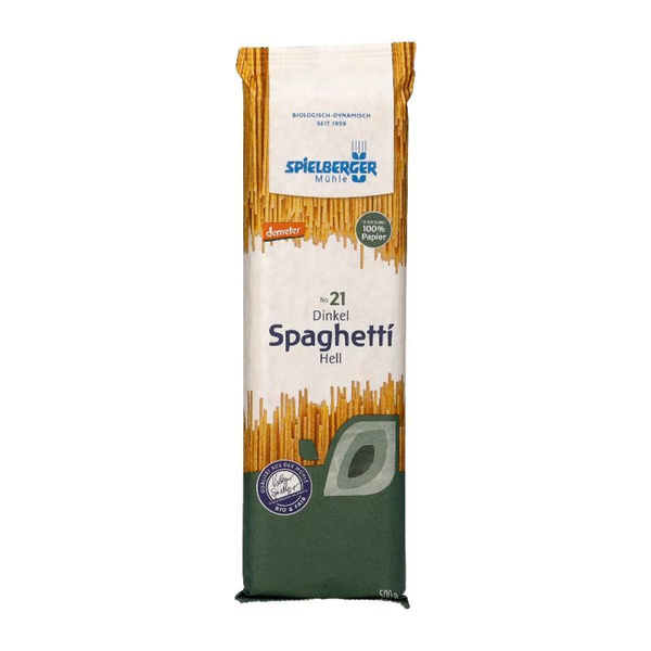 Produktfoto zu Dinkel Spaghetti hell, 500 g