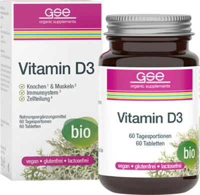 Produktfoto zu Vitamin D3, 60 Tabletten