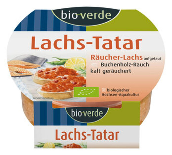 Produktfoto zu Räucherlachs-Tatar, 125 g