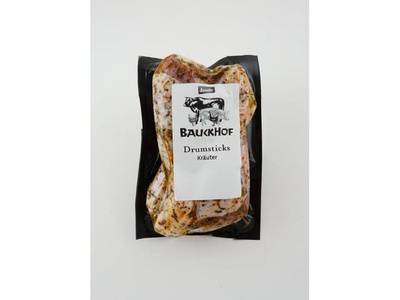 Produktfoto zu Hähnchen-Drumsticks Kräuter, 0,4 kg (4 Stück)