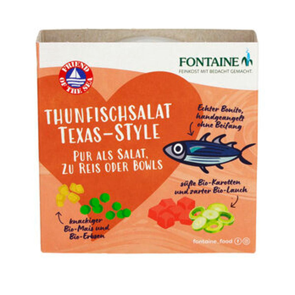 Produktfoto zu Thunfischsalat Texas Fontaine, 200 g