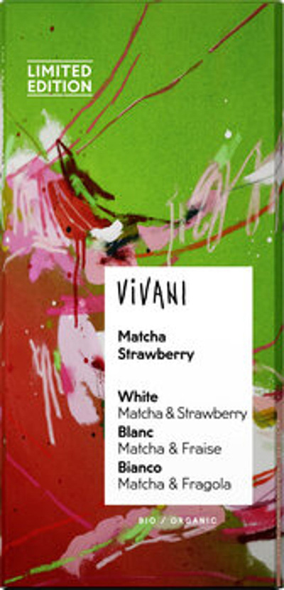 Produktfoto zu Matcha Strawberry Schokolade Limited Edition, 80 g