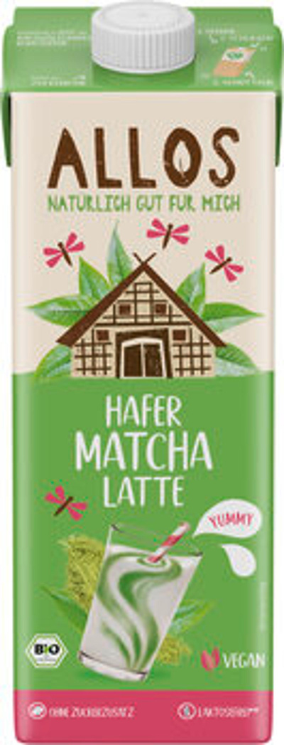 Produktfoto zu Hafer Matcha Latte Drink, 1 l