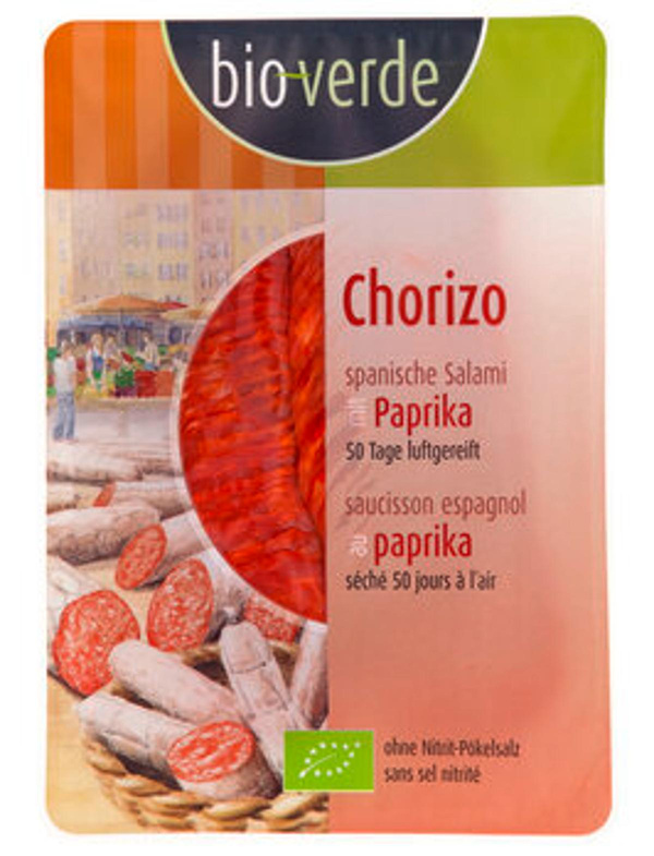 Produktfoto zu Chorizo Paprikasalami geschnitten, 80 g