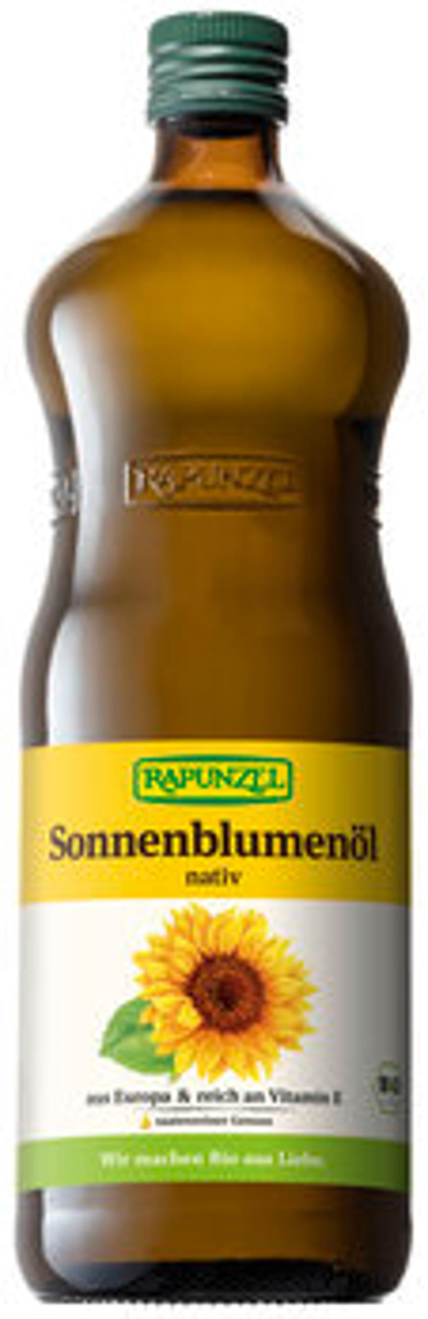 Produktfoto zu Sonnenblumenöl nativ, 1 l