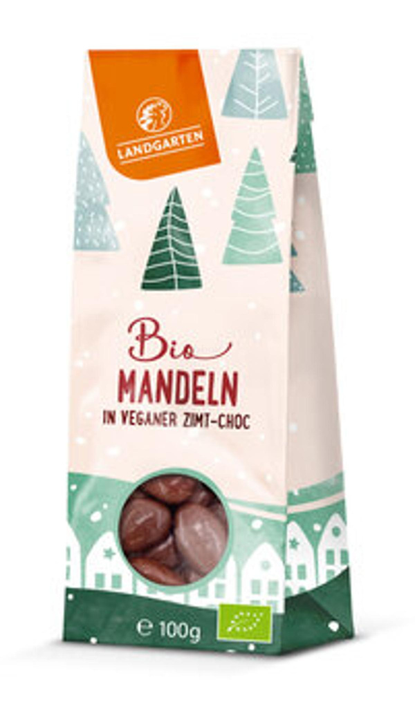 Produktfoto zu Mandeln in veganer Zimt-Choc, 100 g