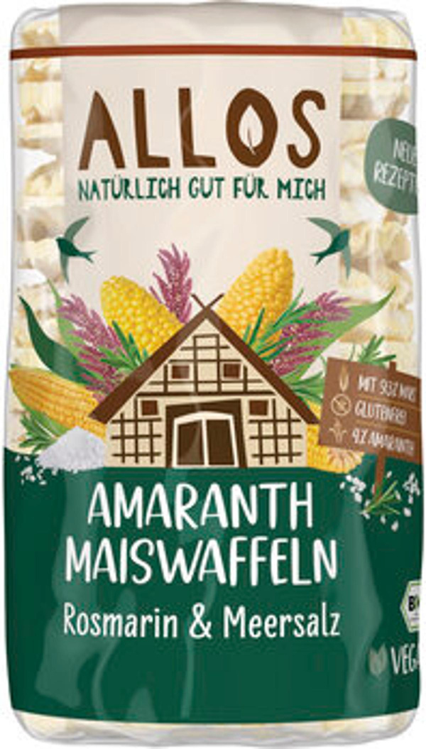 Produktfoto zu Amaranth Maiswaffeln Rosmarin & Meersalz, 115 g