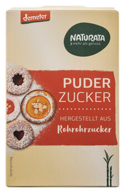 Produktfoto zu Puderzucker aus Roh-Rohrzucker, 125 g