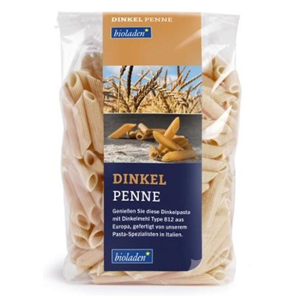 Produktfoto zu Dinkel Penne hell, 500 g