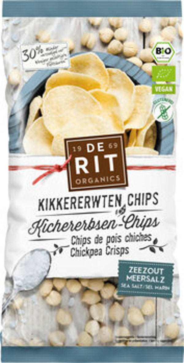 Produktfoto zu Kichererbsen-Chips Meersalz, 75 g