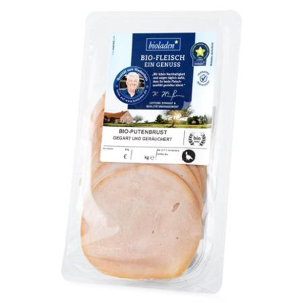 Produktfoto zu Putenbrust gegart geräuchert, 80 g
