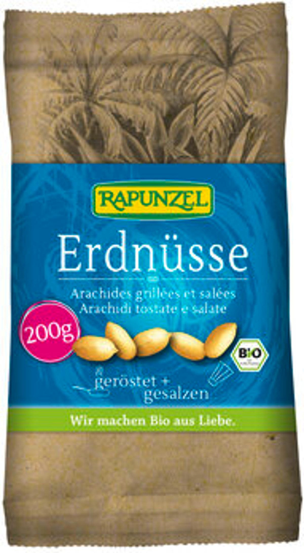 Produktfoto zu Erdnüsse geröstet und gesalzen, 200 g