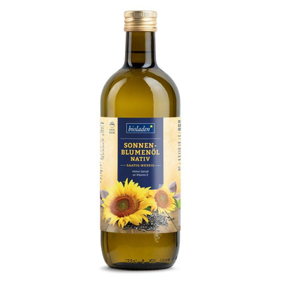 Produktfoto zu Sonnenblumenöl nativ, 1 l