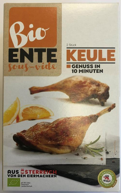Produktfoto zu Sous-Vide Entenkeule, ca. 0,48 kg (2 Stück)