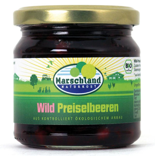 Produktfoto zu Wildpreiselbeeren, 220 g