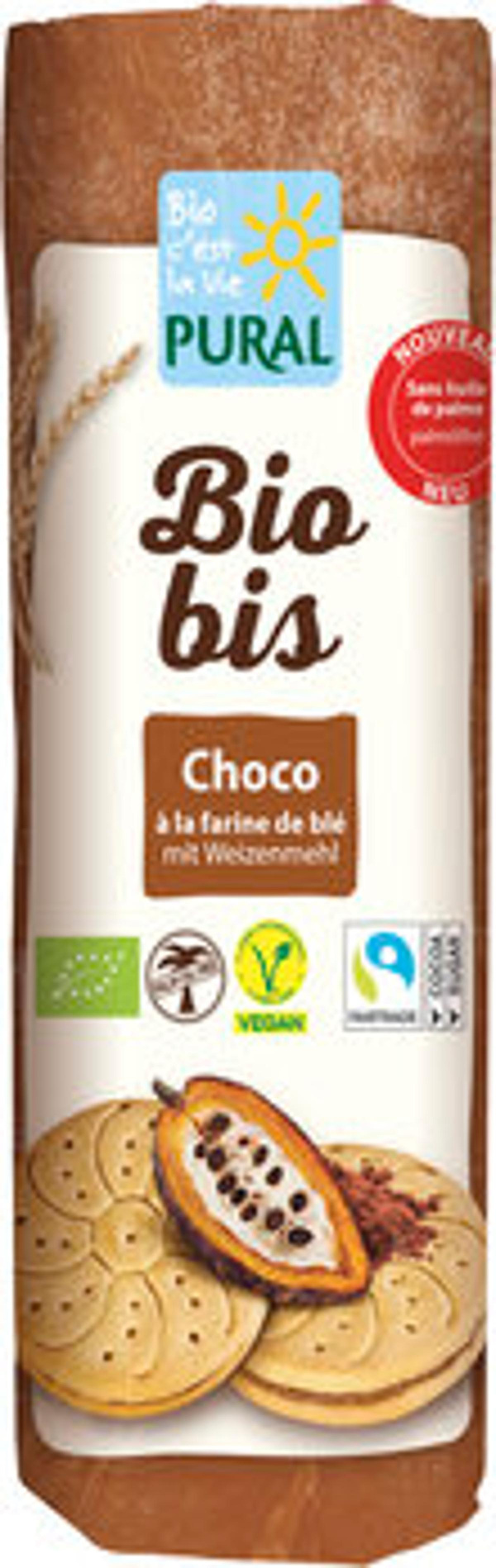 Produktfoto zu Biobis Choc Doppelkekse, 320 g
