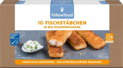 Produktfoto zu TK-Fischstäbchen paniert, 250 g