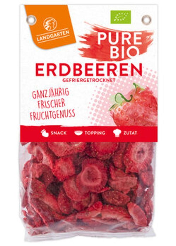Produktfoto zu Erdbeeren gefriergetrocknet, 20 g