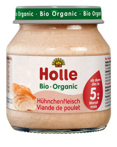 Produktfoto zu Hühnchenfleisch-Gläschen, 125 g