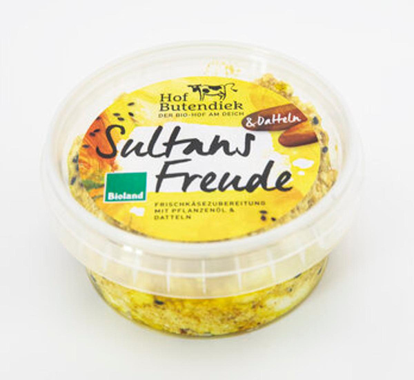 Produktfoto zu Frischkäse Sultans Freude mit Datteln, 150 g