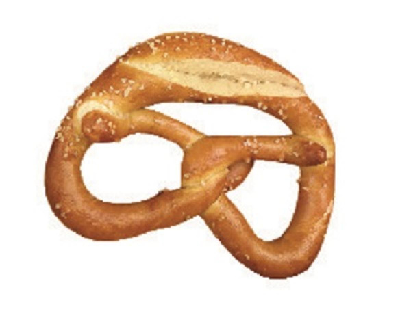 Produktfoto zu Laugenbrezel mit Salz, 3 Stück - Bio-Backhaus Wüst