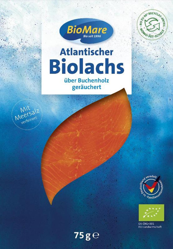 Produktfoto zu Atlantischer Lachs, 75 g