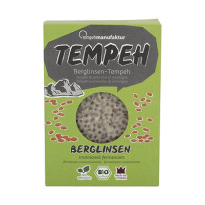 Produktfoto zu Tempeh Berglinsen, 185 g
