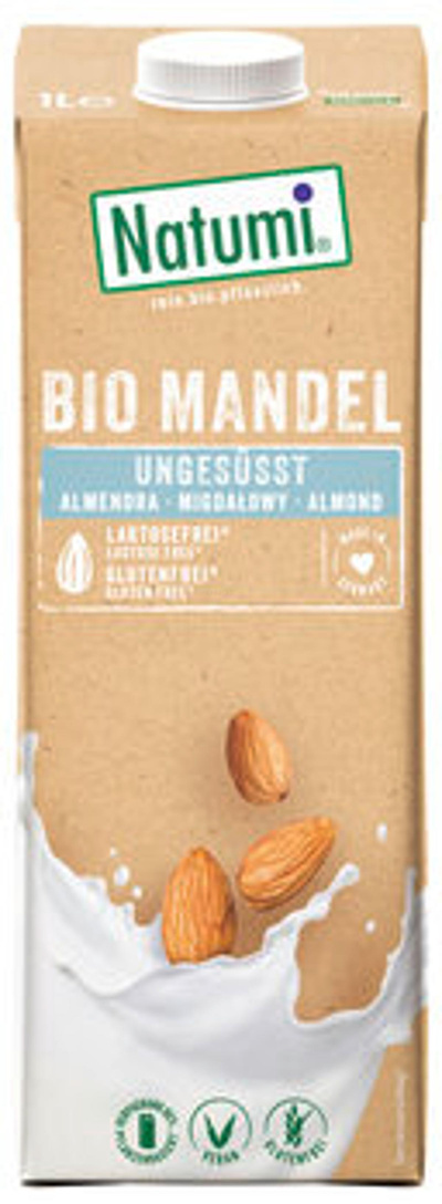 Produktfoto zu Mandeldrink Natur ungesüßt, 1l