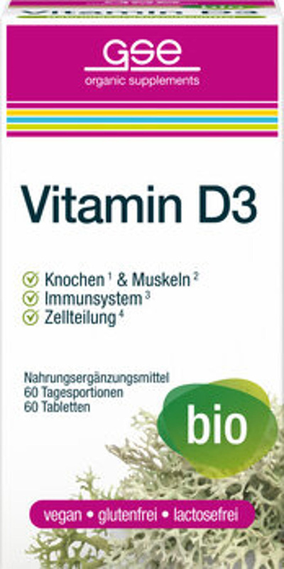 Produktfoto zu Vitamin D3, 60 Tabletten