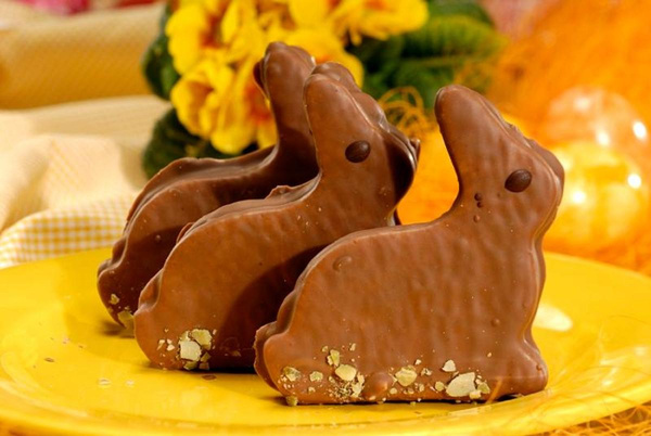 Produktfoto zu Osterhase Vollmilch, 4 Stück à 50 g