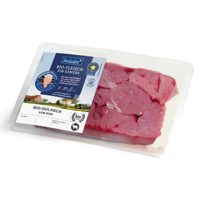 Produktfoto zu Gulasch vom Rind, ca. 0,4 kg