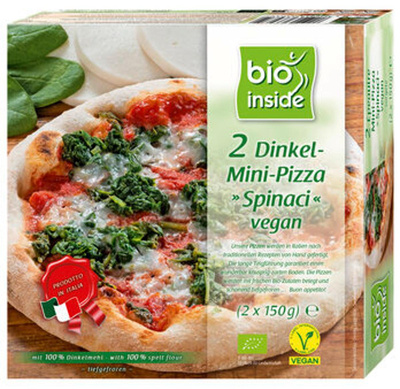 Produktfoto zu TK-Dinkel-Mini-Pizza Spinaci, 300 g