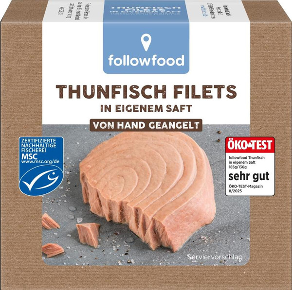 Produktfoto zu Thunfisch im eigenen Saft Natur, 185 g
