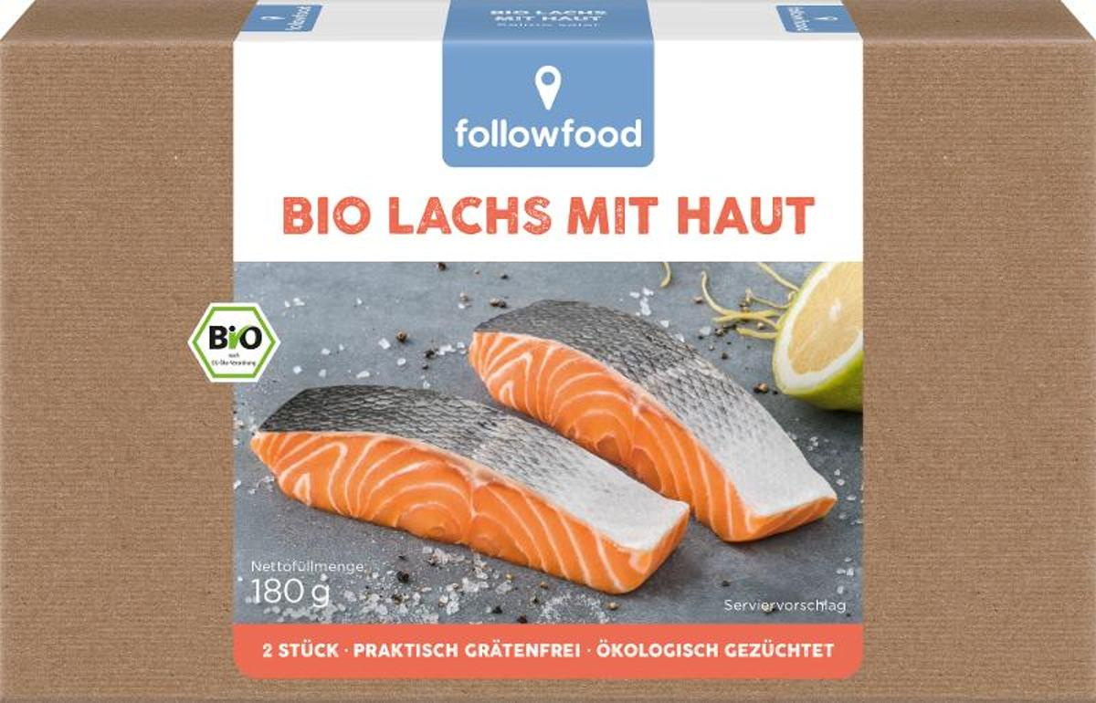 TK-Lachs Filets mit Haut, 180 g