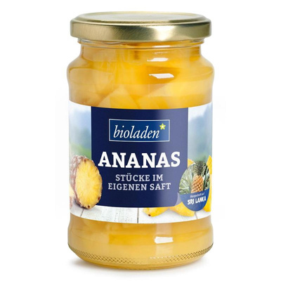 Produktfoto zu Ananasstücke, 350 g