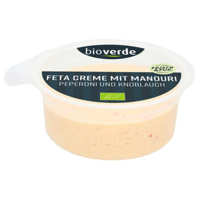 Produktfoto zu Feta Creme Knoblauch & Peperoni, 125 g