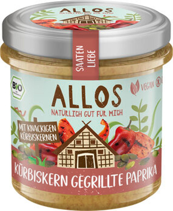 Produktfoto zu Saatenliebe Kürbiskern gegrillte Paprika, 135 g