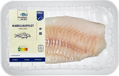 Produktfoto zu Kabeljaufilet ohne Haut, ca. 250 g