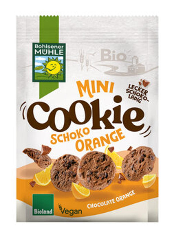 Produktfoto zu Mini Cookie Schoko Orange, 125 g