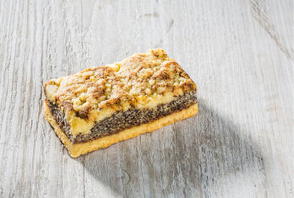 Produktfoto zu Mohn Kuchenschnitte Dinkel, 95 g