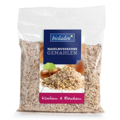 Produktfoto zu Haselnusskerne gemahlen, 100 g