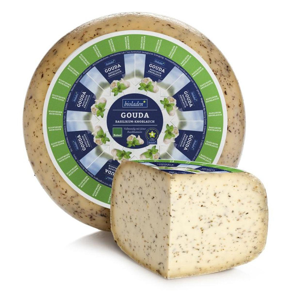 Produktfoto zu Gouda Basilikum & Knoblauch