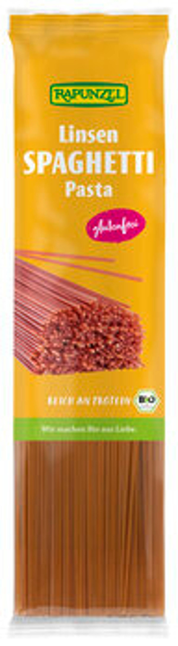 Produktfoto zu Gelbe Linsen Spaghetti gf, 250 g